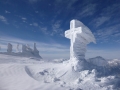 Gipfelkreuz am Schneebergmit Anraum