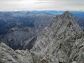 Blick von der Mittelspitze zur Südspitze